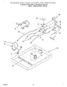 02 - Section parts for Whirlpool Cooktop GLT3014GB2 from AppliancePartsPros.com