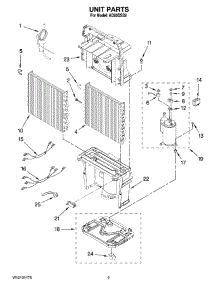 02 - Unit Parts parts for Whirlpool Dehumidifier AD50DSS2 from AppliancePartsPros.com