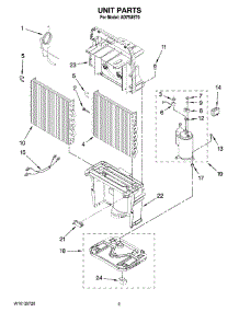 02 - Unit Parts parts for Whirlpool Dehumidifier AD75UST0 from AppliancePartsPros.com