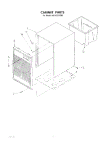 03 - Section parts for Whirlpool Dehumidifier AD0152XM1 from AppliancePartsPros.com