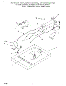 02 - Section parts for Whirlpool Cooktop GLT3014GQ1 from AppliancePartsPros.com