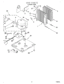 03 - Unit, Lit / Optional parts for Whirlpool Dehumidifier D30B0 from AppliancePartsPros.com