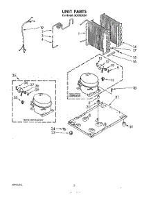 02 - Section parts for Whirlpool Dehumidifier AD0302XS0 from AppliancePartsPros.com