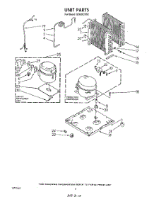 02 - Section parts for Whirlpool Dehumidifier AD0402XS0 from AppliancePartsPros.com