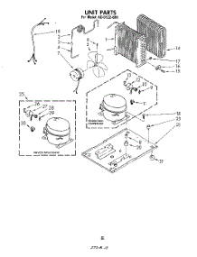 02 - Section parts for Whirlpool Dehumidifier AD0122XM1 from AppliancePartsPros.com