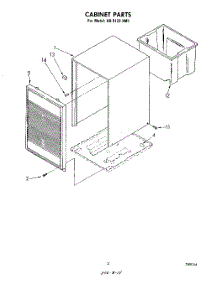 03 - Section parts for Whirlpool Dehumidifier AD0122XM1 from AppliancePartsPros.com