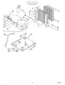 03 - Unit parts for Whirlpool Dehumidifier D30A1 from AppliancePartsPros.com