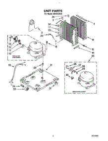 03 - Section parts for Whirlpool Dehumidifier AD0402XZ0 from AppliancePartsPros.com