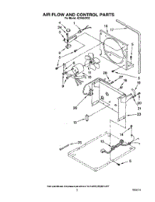02 - Section parts for Whirlpool Dehumidifier AD0402XS2 from AppliancePartsPros.com