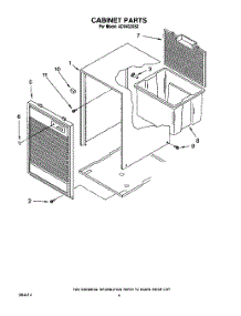 04 - Section parts for Whirlpool Dehumidifier AD0402XS2 from AppliancePartsPros.com