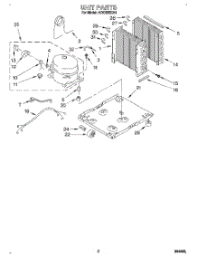 02 - Section parts for Whirlpool Dehumidifier AD0252XA1 from AppliancePartsPros.com