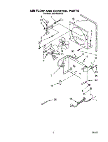 03 - Section parts for Whirlpool Dehumidifier BUDH4000YS0 from AppliancePartsPros.com