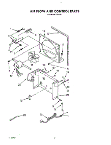 02 - Section parts for Whirlpool Dehumidifier D30A0 from AppliancePartsPros.com