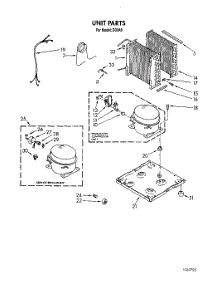 03 - Section parts for Whirlpool Dehumidifier D30A0 from AppliancePartsPros.com