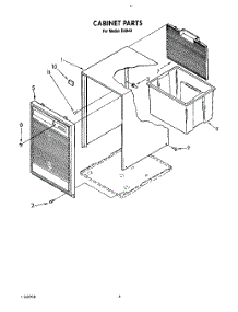04 - Section parts for Whirlpool Dehumidifier D30A0 from AppliancePartsPros.com