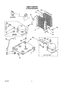 02 - Section parts for Whirlpool Dehumidifier BUDH2500AS0 from AppliancePartsPros.com