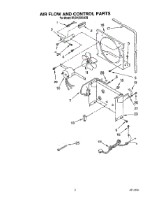 03 - Section parts for Whirlpool Dehumidifier BUDH2500AS0 from AppliancePartsPros.com