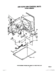 03 - Air Flow And Control Parts parts for Whirlpool Dehumidifier 1ADM202XX0 from AppliancePartsPros.com