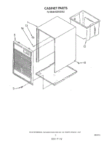 03 - Section parts for Whirlpool Dehumidifier AD0152XV2 from AppliancePartsPros.com