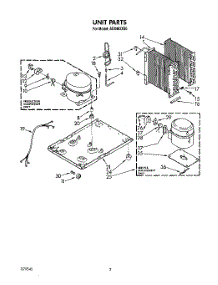 02 - Section parts for Whirlpool Dehumidifier AD0482XS0 from AppliancePartsPros.com
