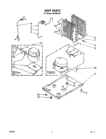 02 - Section parts for Whirlpool Dehumidifier AK4000XV0 from AppliancePartsPros.com