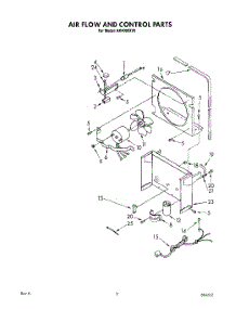 03 - Section parts for Whirlpool Dehumidifier AK4000XV0 from AppliancePartsPros.com