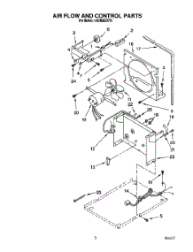02 - Airflow And Control Parts parts for Whirlpool Dehumidifier 1ADM302XY0 from AppliancePartsPros.com