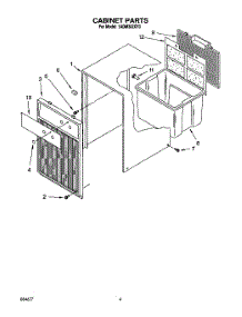 03 - Cabinet Parts parts for Whirlpool Dehumidifier 1ADM302XY0 from AppliancePartsPros.com