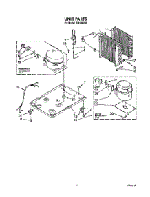 03 - Unit parts for Whirlpool Dehumidifier SDH481B0 from AppliancePartsPros.com