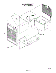 03 - Section parts for Whirlpool Dehumidifier AD0302XM0 from AppliancePartsPros.com