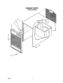 04 - Cabinet, Lit / Optional parts for Whirlpool Dehumidifier SDH481B0 from AppliancePartsPros.com