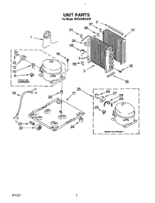02 - Section parts for Whirlpool Dehumidifier BUDH4000AS0 from AppliancePartsPros.com