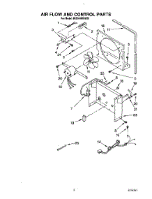 03 - Section parts for Whirlpool Dehumidifier BUDH4000AS0 from AppliancePartsPros.com