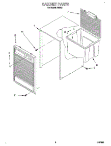 04 - Cabinet, Literature parts for Whirlpool Dehumidifier D30A3 from AppliancePartsPros.com