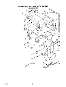 02 - Section parts for Whirlpool Dehumidifier SDH501B20 from AppliancePartsPros.com