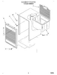 03 - Section parts for Whirlpool Dehumidifier AK2500XZ2 from AppliancePartsPros.com