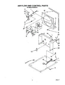 03 - Section parts for Whirlpool Dehumidifier AK4000XV1 from AppliancePartsPros.com