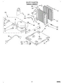 02 - Section parts for Whirlpool Dehumidifier AD0302XA1 from AppliancePartsPros.com