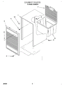 03 - Section parts for Whirlpool Dehumidifier AD0302XA1 from AppliancePartsPros.com