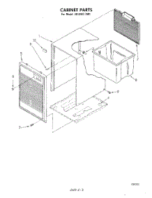 03 - Section parts for Whirlpool Dehumidifier AD0402XM1 from AppliancePartsPros.com