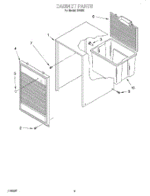04 - Cabinet, Lit / Optional parts for Whirlpool Dehumidifier D50B0 from AppliancePartsPros.com