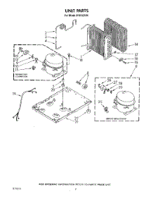 02 - Section parts for Whirlpool Dehumidifier AD0152XV0 from AppliancePartsPros.com
