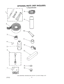 04 - Section parts for Whirlpool Dehumidifier AD0152XV0 from AppliancePartsPros.com