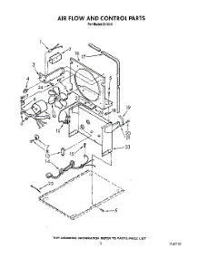 03 - Section parts for Whirlpool Dehumidifier D200 from AppliancePartsPros.com