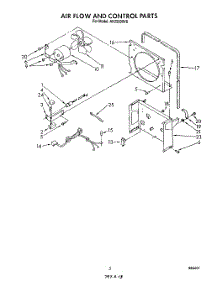 03 - Section parts for Whirlpool Dehumidifier AK2500XV0 from AppliancePartsPros.com