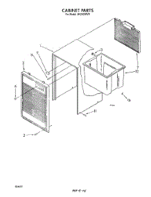 04 - Section parts for Whirlpool Dehumidifier AK2500XV0 from AppliancePartsPros.com