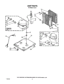 02 - Section parts for Whirlpool Dehumidifier BFD400 from AppliancePartsPros.com