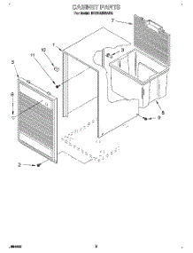 03 - Section parts for Whirlpool Dehumidifier BHDH2500AS2 from AppliancePartsPros.com