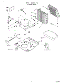 03 - Unit parts for Whirlpool Dehumidifier DH30G0 from AppliancePartsPros.com