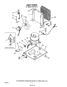 02 - Section parts for Whirlpool Dehumidifier AHA01521 from AppliancePartsPros.com